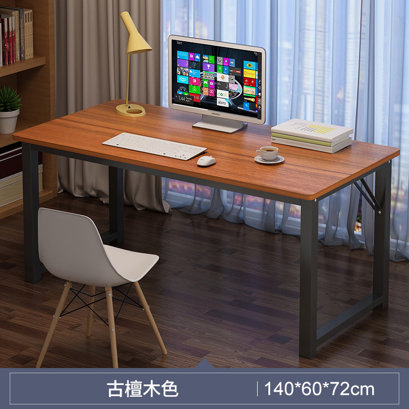 简易电脑桌台式家用书桌经济现代桌子卧室写字台学生学习桌办公桌