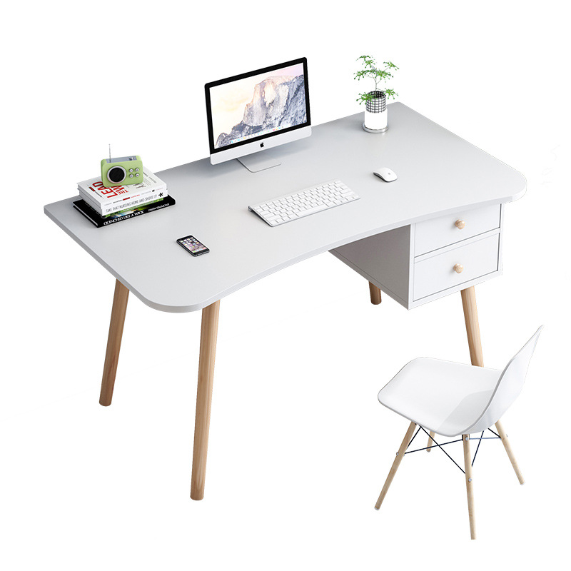 电脑桌书桌台式家用小桌子简约北欧现代简约办公桌学生卧室写字桌