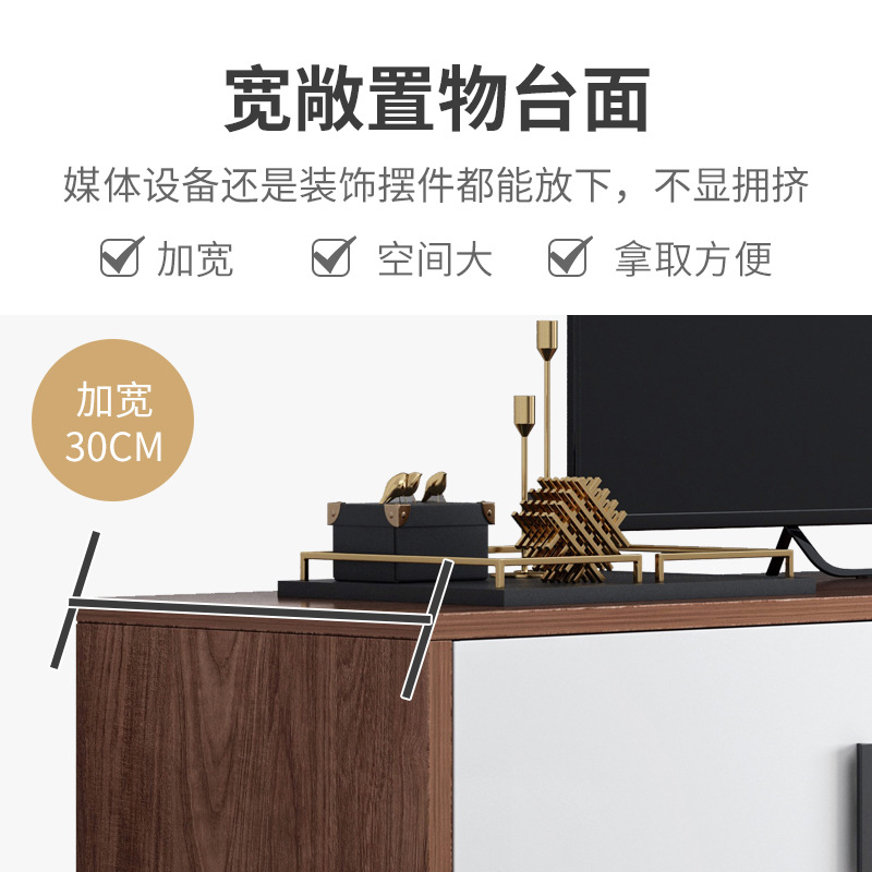 电视柜现代简约仿实木小型北欧卧室地柜经济型客厅简易电视机柜子
