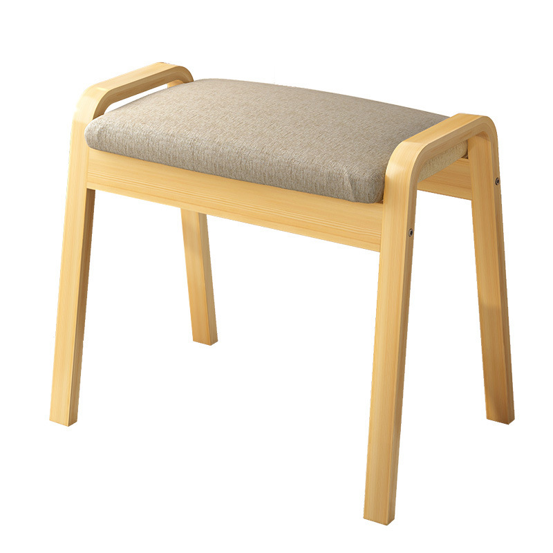 小方凳子时尚创意现代化妆凳子简约实木椅子家用餐凳成人布艺矮凳