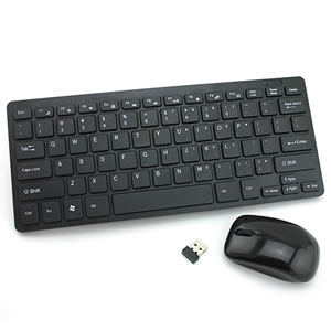 2.4G迷你无线键盘鼠标套装 USB电脑巧克力型键鼠套HK-03