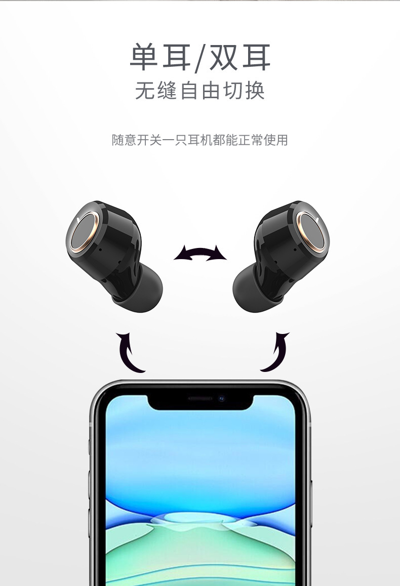 适用联想X18无线蓝牙耳机双耳运动入耳式耳机TWS迷你隐形长时待机