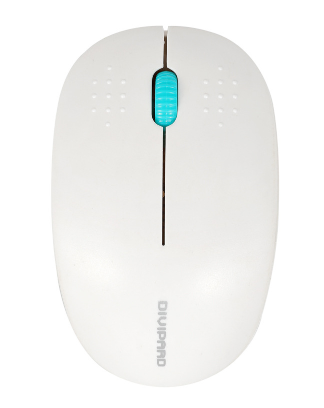 帝王豹X2商务无线2.4G电脑笔记本办公节能省电无线鼠标：白色