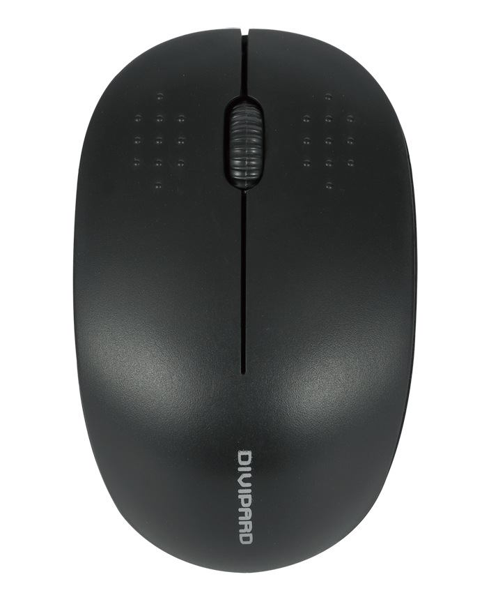 帝王豹X2商务无线2.4G电脑笔记本办公节能省电无线鼠标：黑色