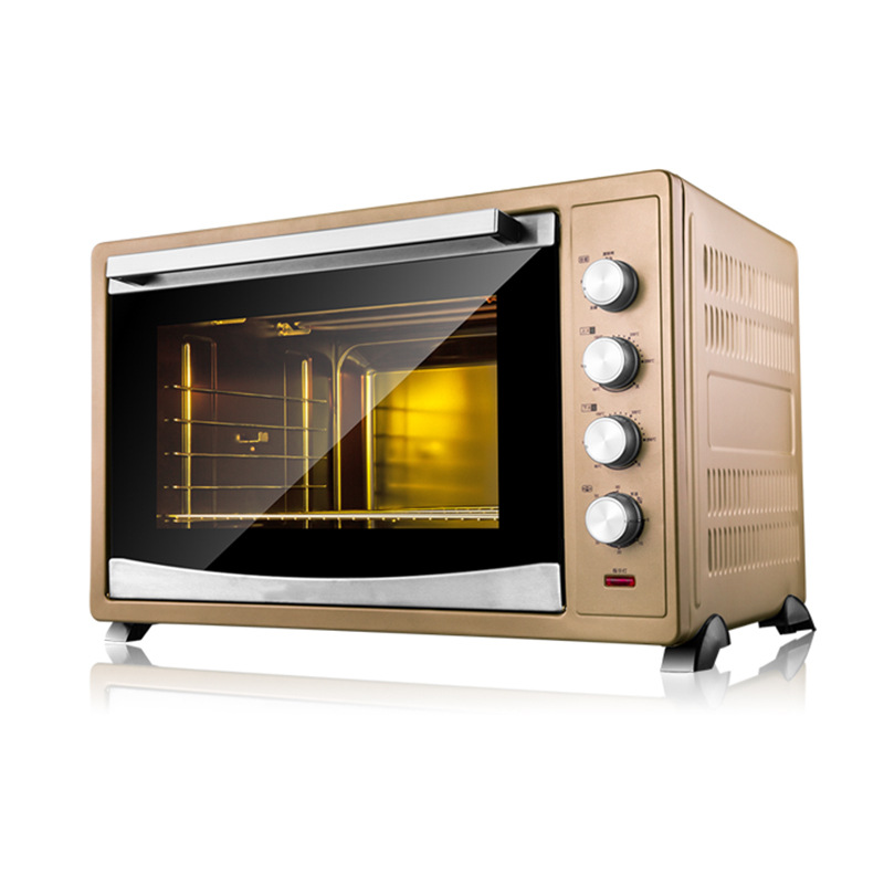 UKOEO HBD-1201烤箱家用商用烘焙120升大容量蛋糕披萨月饼多功能：黄色