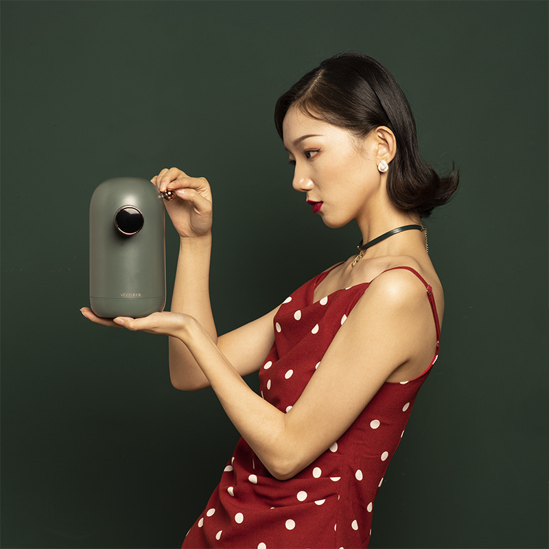 VISEN维尔逊复古即热式饮水机 家用台式小型便携式迷你口袋热水机：复古绿