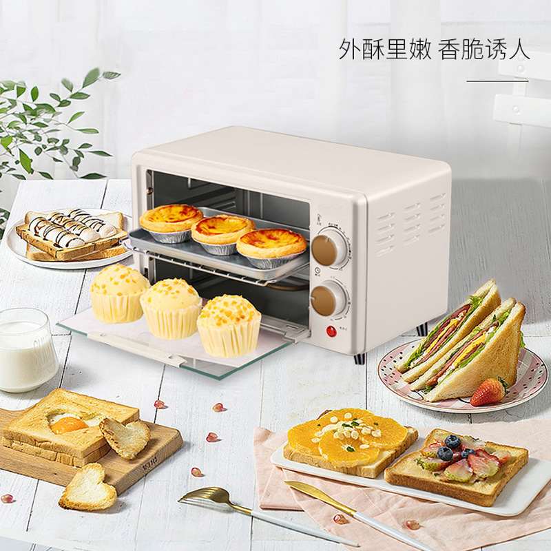 UKOEO家宝德D6烤箱家用小型全自动电烤箱多功能烘焙12L1-2人烘烤