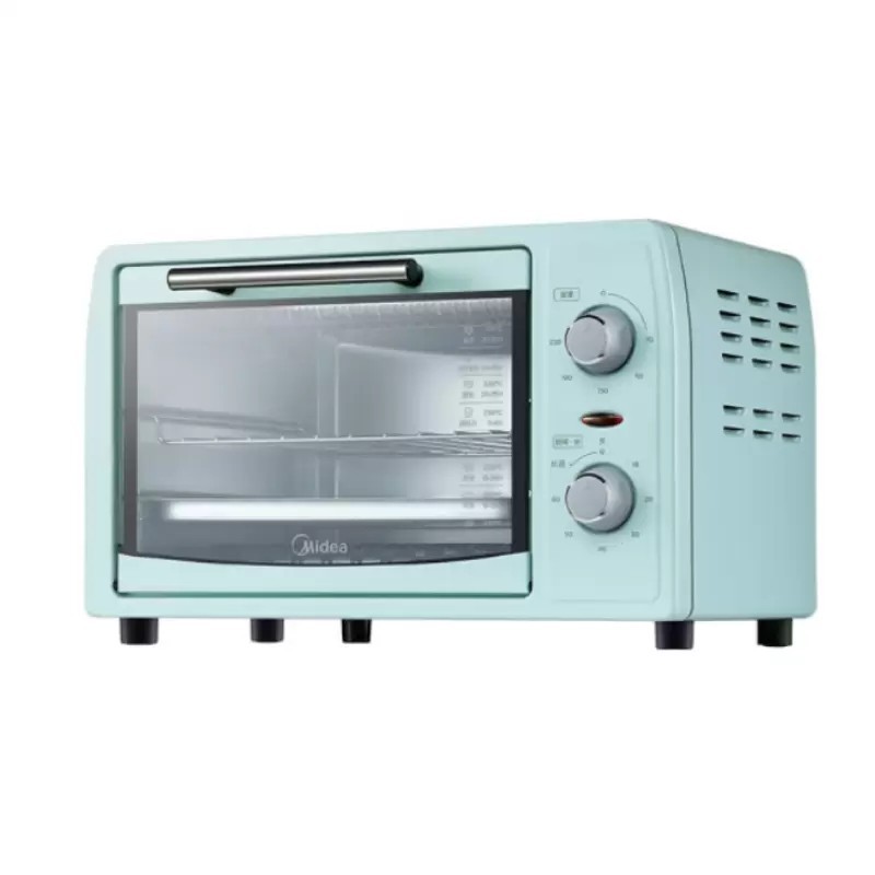 美的小烤箱上下石英管均匀烘焙12L多功能迷你烤箱PT12B0 1 淡雅绿