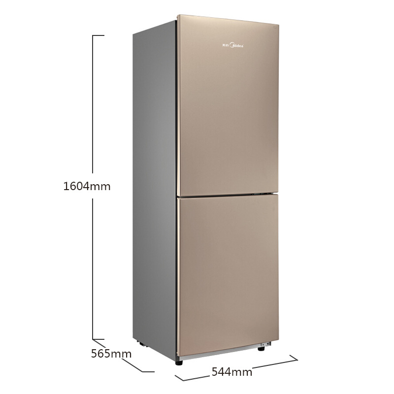 美的冰箱190升家用双门节能静音BCD-190CM(E)