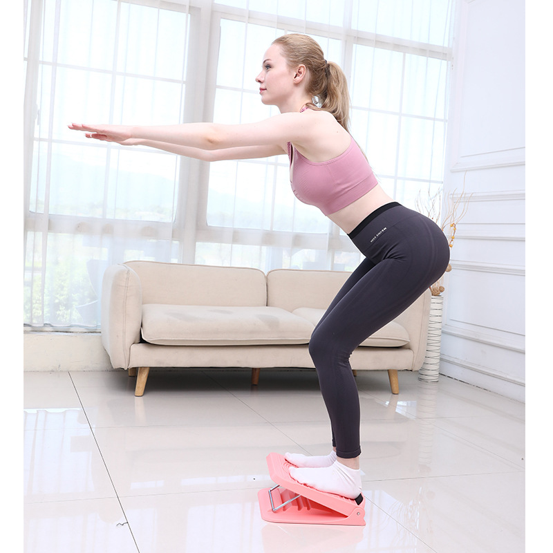 家用折叠拉筋板瑜伽健身矫正器站立式高低调节拉筋瘦腿斜踏板
