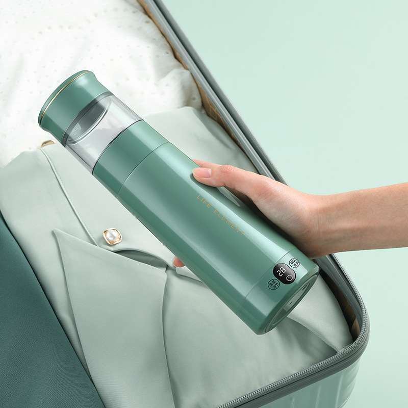 生活元素便携式电热水壶烧水器家用全自动电热水杯小型便携旅行