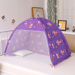 可折叠免安装宝宝婴儿蒙古包蚊帐幼儿园儿童防尘遮光蚊帐罩小帐篷