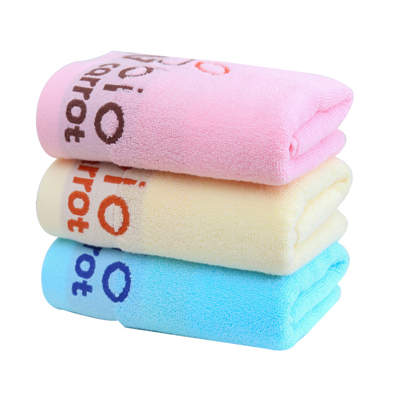 新款萝卜毛巾 32股柔软吸水棉毛巾成人洗脸巾福利商超毛巾