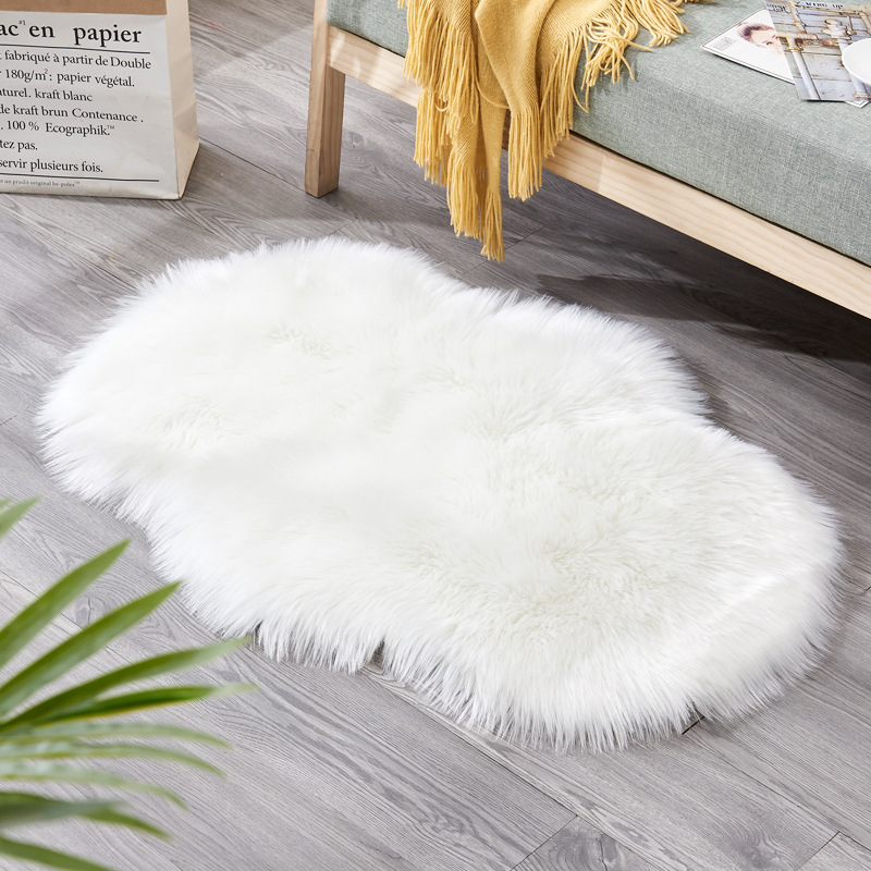 爆款地毯家用防寒防滑不规则茶几地垫沙发坐垫
