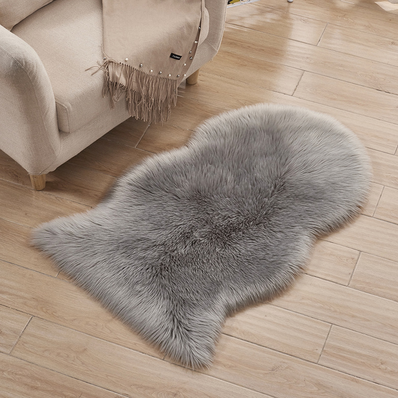 家用欧式地毯客厅地垫长毛绒防寒躺椅办公椅子垫
