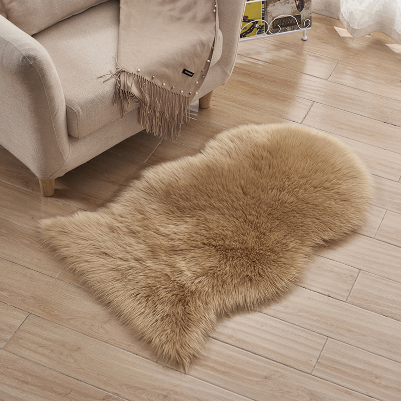 家用欧式地毯客厅地垫长毛绒防寒躺椅办公椅子垫