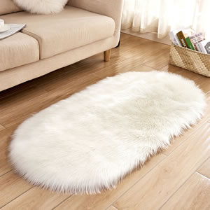 创意家居仿羊毛地毯地垫客厅沙发防寒脚垫卧室防滑垫