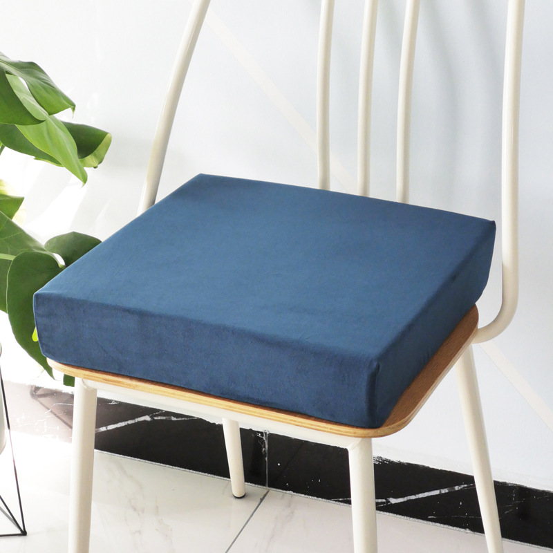 硬海绵坐垫荷兰绒实木沙发垫飘窗垫保暖舒适榻榻米坐垫：帝王蓝