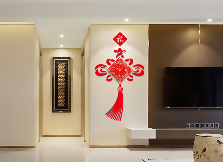 钟表挂钟客厅中式现代简约创意时尚中国风时钟静音石英钟