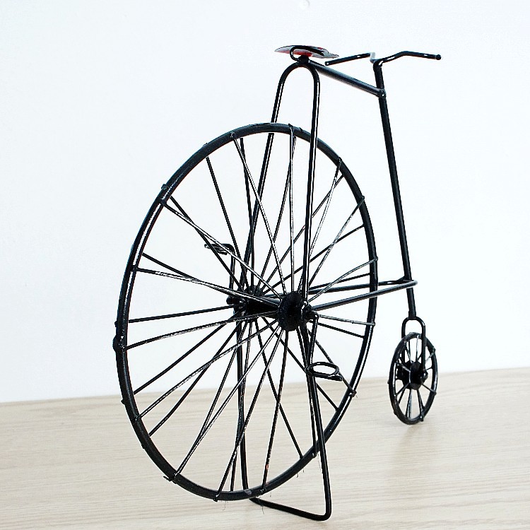 复古做旧古老的脚踏车自行车模型摆件家居装饰品：X016