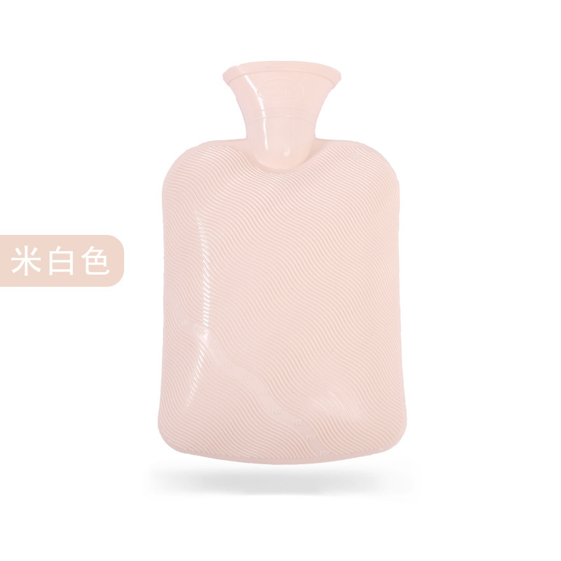 冬季创意PVC注水热水袋学生加厚暖水袋 创意时尚少女便捷式暖手宝：浅粉色