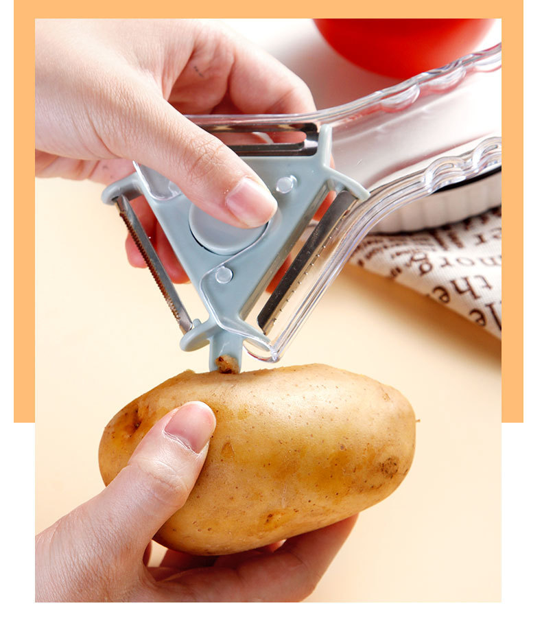 可拆卸多功能削皮刀水果刨刀苹果刮皮器瓜刨厨房土豆家用蔬菜去皮