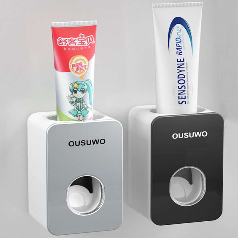 全自动挤牙膏器家用壁挂式吸壁牙刷置物架子套装免打孔挤压器儿童
