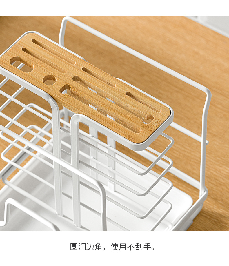 厨房家用金属铁艺置物架创意厨具收纳整理架碗筷收纳碗碟架
