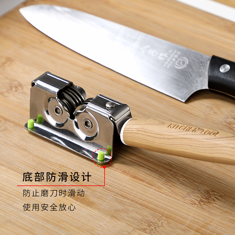 磨刀石磨刀家用厨房用品工具手动小型磨刀机磨菜刀快速磨刀器