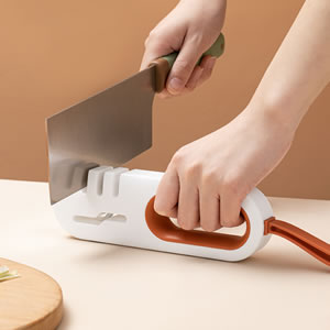 厨房用品磨刀器手动磨刀石家用多功能新款快速四段家用快速磨刀器
