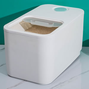 米桶防虫防潮密封家用厨房20斤米缸推拉式装米盒子面粉带盖储米箱