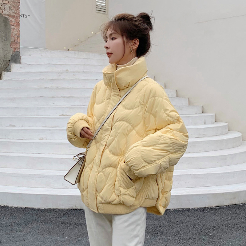 2021冬季新款韩版气质百搭保暖小个子白鸭绒外套轻便羽绒服女装潮